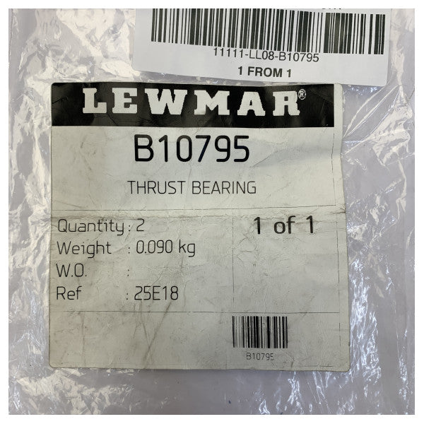 Lewmar B10795 محمل دفع بأسطوانة إبرية 