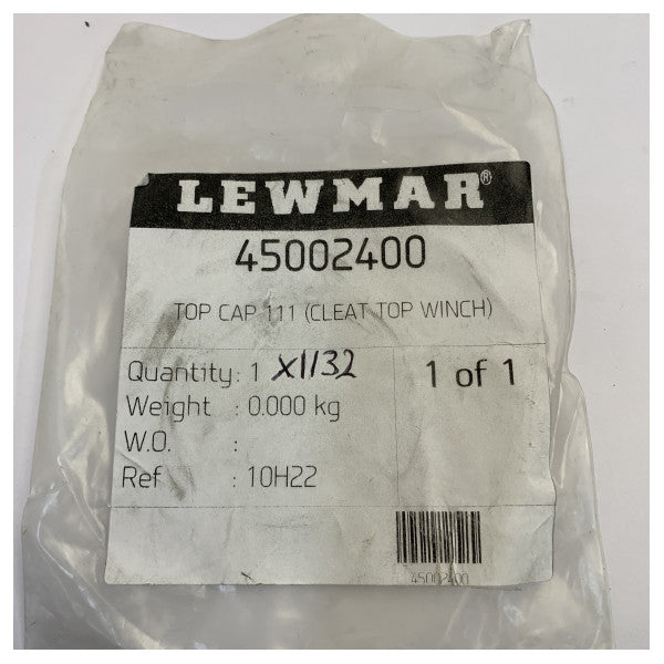 Lewmar 45002400 Tapa superior 111 para winche superior de cornamusa 