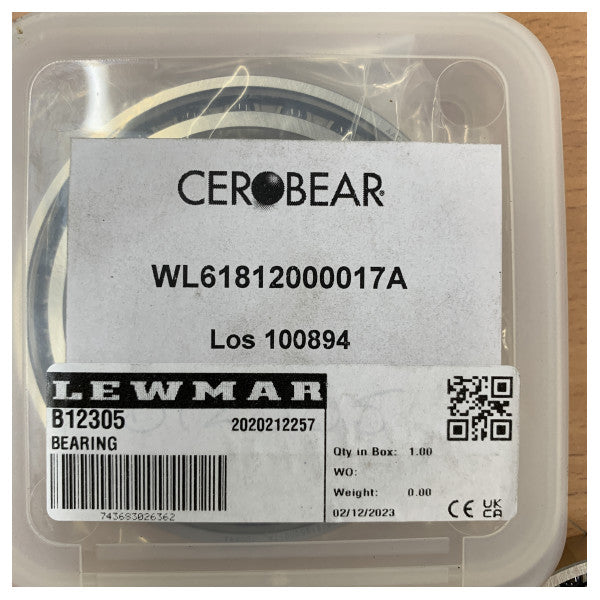 Lewmar B12305 Yacht Hardware kuglični ležaj AK072781 