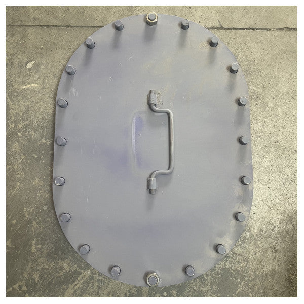 Heavy Duty Marine Steel MAN Hatch Door 600 x 400 mm Water Tight Seal