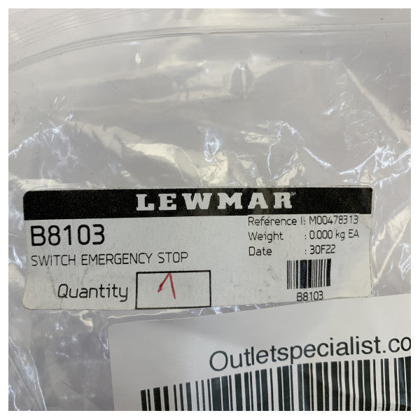 Аварійний вимикач Lewmar B8103 