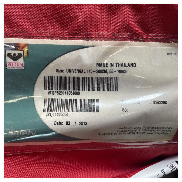 Viking Universal Isolert Overlevelsesdrakt for Voksne 50 - 100 KG | 140 - 200 cm 