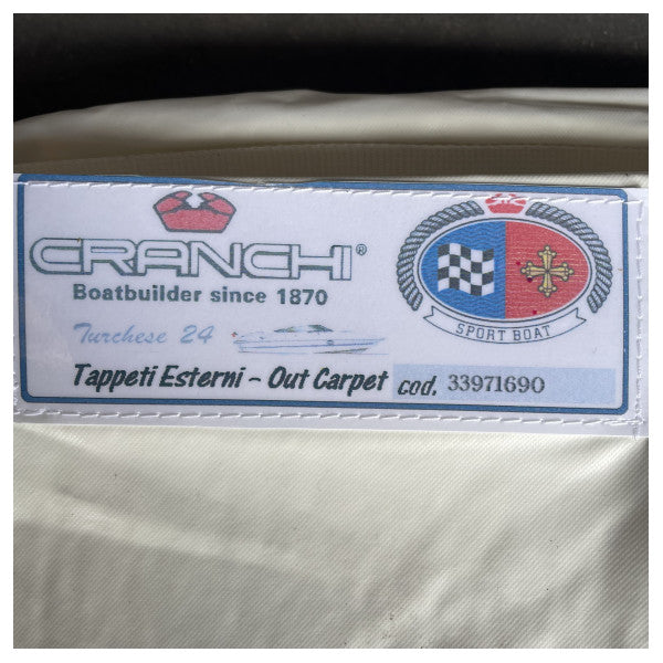 Cranchi Turchese 24 Неплъзгащ се килим за кокпита син - 33971690 