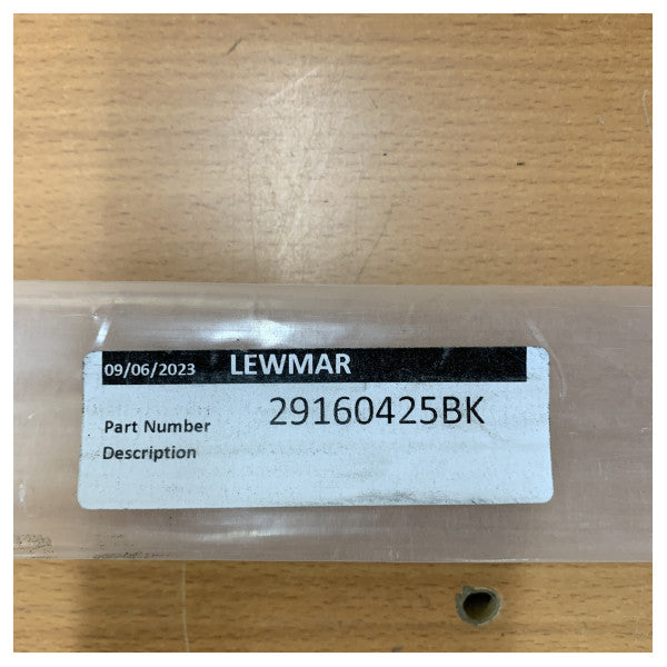 Lewmar Size 0 Pre-Drilled Aluminium Plunger Track - 2.506m - 29160425BK