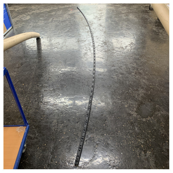 Lewmar Μέγεθος 3 NTR DP Προτρυπημένη Καμπύλη Ράγα 5m x HR10M- 29373450BK 