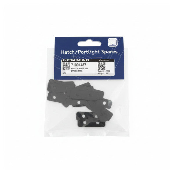 Lewmar 71001487 Mechfix Ħinge Adjustable Spacer Pack 