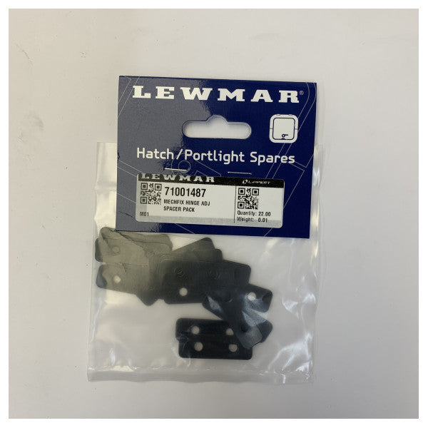 Lewmar 71001487 Mechfix Ħinge Adjustable Spacer Pack 