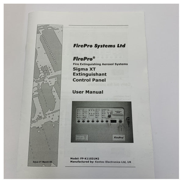 FirePro FPK11031M2 Marine Fire Suppression Control Panel 