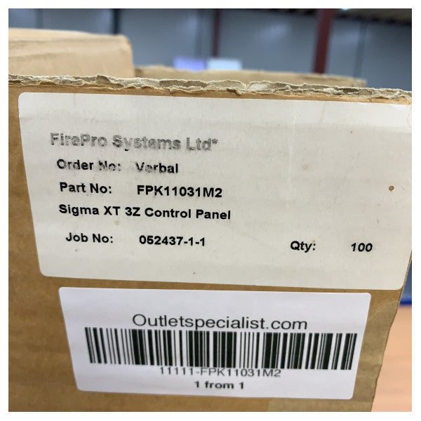 FirePro FPK11031M2 Marine Fire Suppression Control Panel 