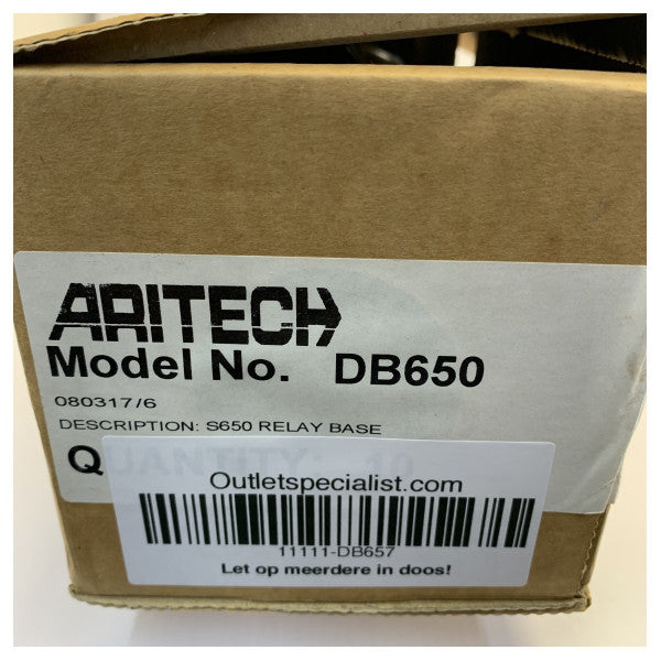 Aritech DB650 Fire Alarm Relay Base for 650 Series Smoke Detectors 