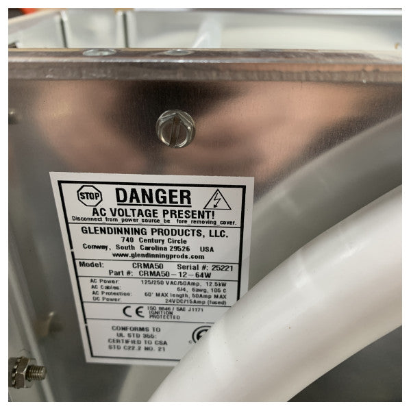 Glendinning CRMA50-12V Marine Cablemaster Stromkabel-Managementsystem - 15m 