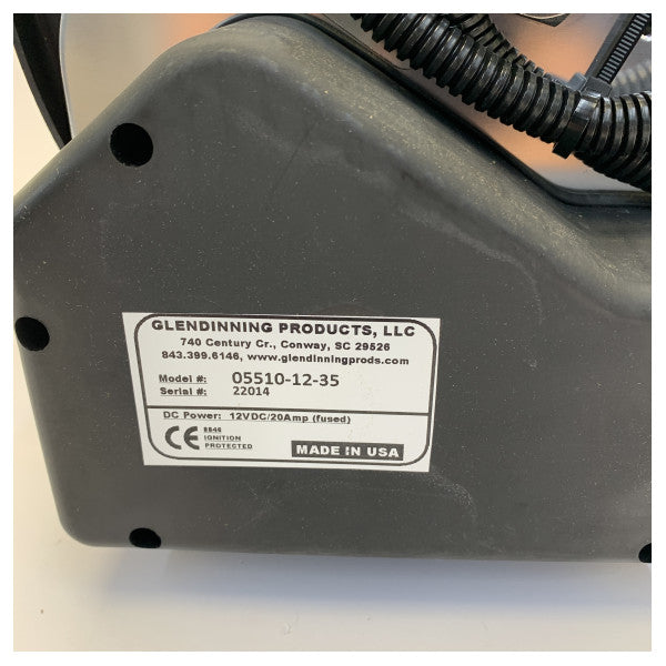 Glendinning Hosemaster 12V 35 ft 1/2-tommer vandslangetromle 05510-12-35 