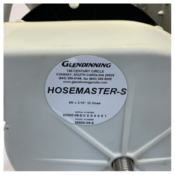 Glendinning Hosemaster LW 24V Electric Marine Hose Reel System 22.5m 