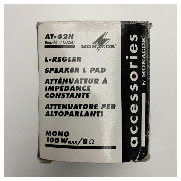 Monacor Mono Ses Potansiyometresi 8 Ohm 100W - AT-62H