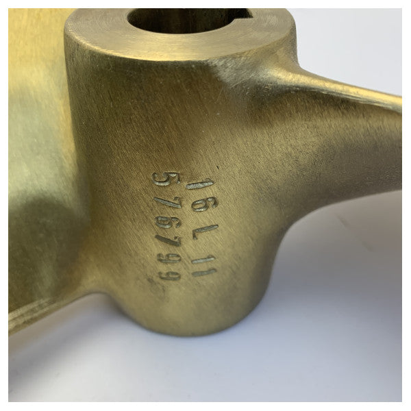 Michigan Propellers 2-Blade Brass Propeller GL235 16x11 RH 30mm - 576799