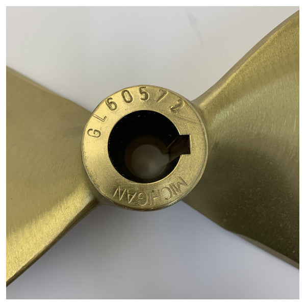 Michigan Propellers 2-Blade Messing GL235 Propeller 17x11 RH 30mm - 576780 
