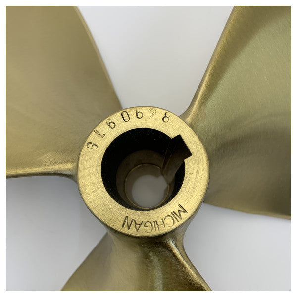 Michigan Propellers 3-bladet messingpropel GL352 24x20 RH 40 - 668390 