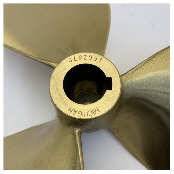 Michigan Propellers 3-Blade Messingpropeller GL352 R25x20 RH45 - 668408 