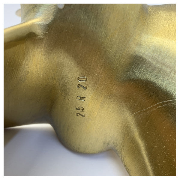 Michigan Propellers 3-Blade Messingpropeller GL352 R25x20 RH45 - 668408 