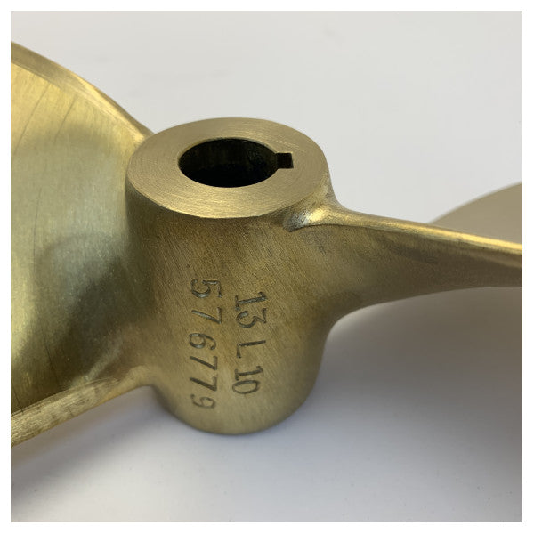 Michigan Propellers 2-Blatt Messing-Propeller GL235 13x10 RH 25mm - 576779 