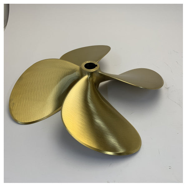 Michigan Propellers 4-bladet messingpropel GL469 20x17 LH 35 mm - 860553 