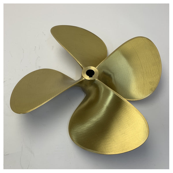 Michigan Propellers 4-Blatt Messingpropeller GL469 19x1 RH 35mm - 850012 