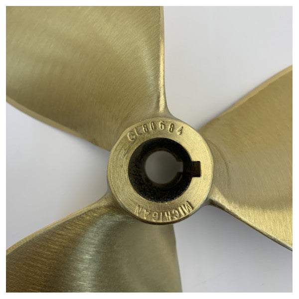 Michigan Propellers 3-blads messingpropell GL352 11x10 LH 25mm - 668943 