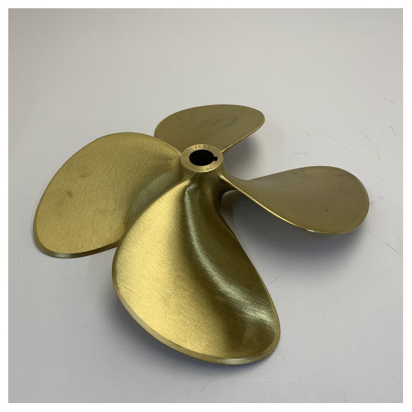 Michigan Propellers 4-Blatt Messingpropeller GL469 17x12 LH 30mm - 850117 