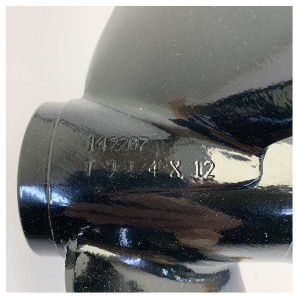 Michigan Match 3-Blatt Aluminium-Bootspropeller 9 1/4x12 RH - 142207 