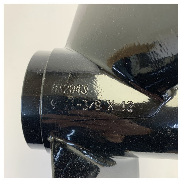 Michigan Match 3-bladet aluminiumsbådpropel 11 3/8 x 12 RH - 32043 