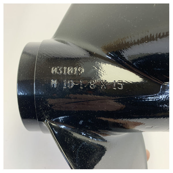 Michigan Match 3-bladet aluminiumsbådpropel 10 1/8 x 15 RH - 31019 