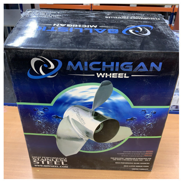 Michigan Ballistic 3-Paletli Paslanmaz Çelik Pervane 13 1/2 x 22 RH - 953422 