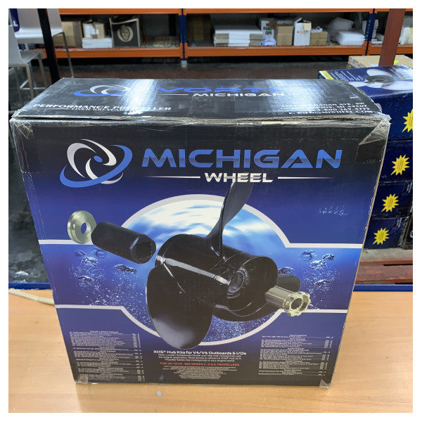 Hélice Michigan Vortex de 4 pás em alumínio 12 1/2 x 19 RH - 941419 