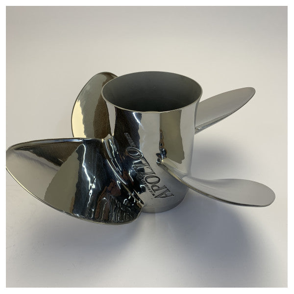 Michigan Apollo 4-Blatt Edelstahl-Propeller 14 5/8 x 16 LH - 993213 