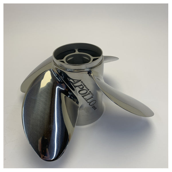 Michigan Apollo 4-Blatt Edelstahl-Propeller 14 3/8 x 18 LH - 993214 