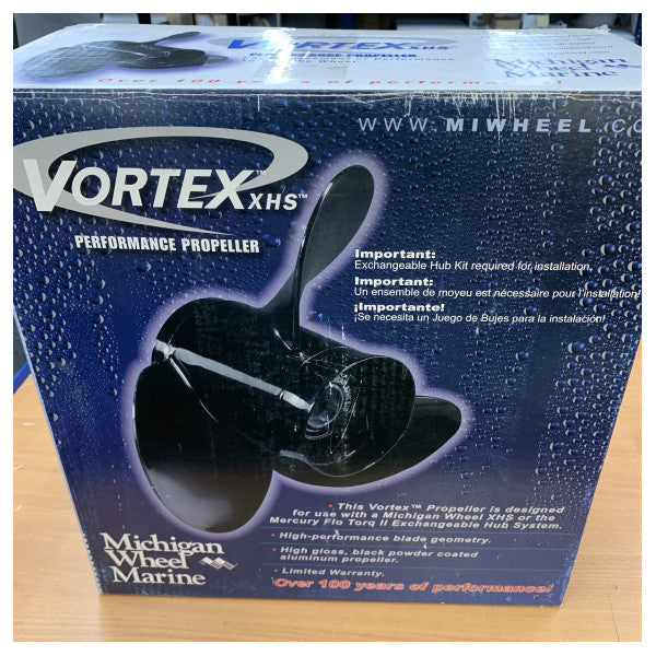 Hélice en aluminium Michigan Vortex 3 pales 14 x 10 RH - 992109 