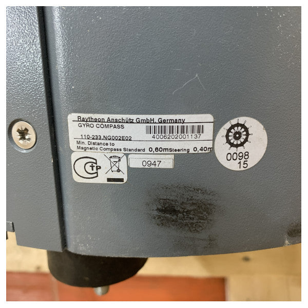 Raytheon Anschutz STD-22 110-233.NG002E2 Kreiselkompass - Gebraucht 
