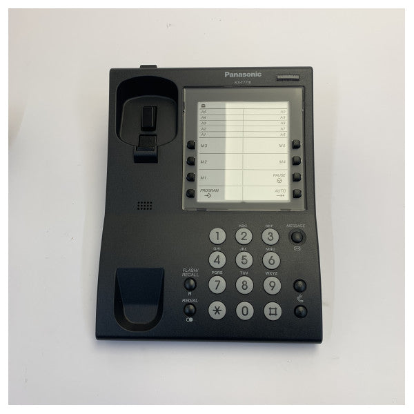 Panasonic KX-T7710NE-B kablet analog skrivebordstelefon 