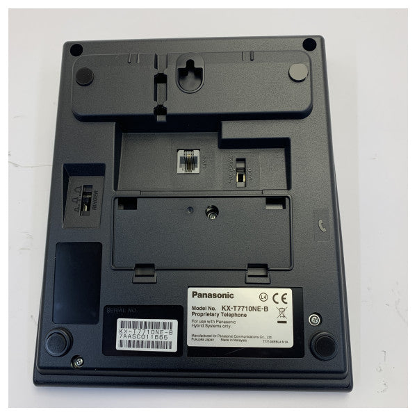 Panasonic KX-T7710NE-B kablet analog skrivebordstelefon 
