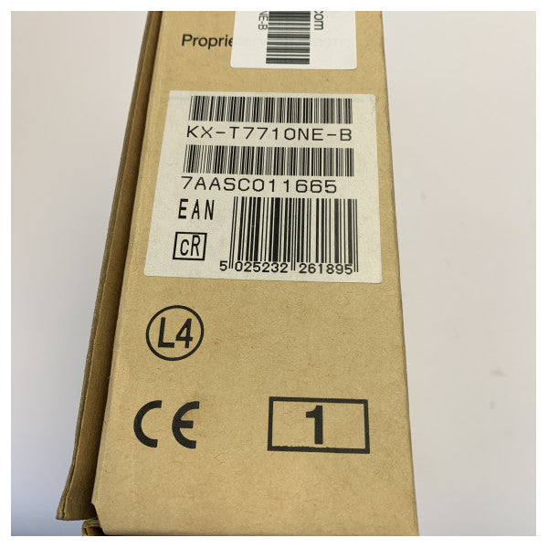 Panasonic KX-T7710NE-B kablet analog skrivebordstelefon 
