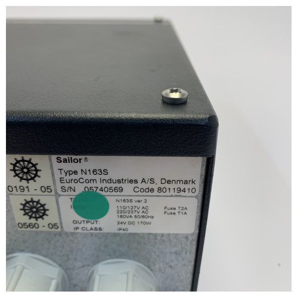Sailor N163S Marine Power Supply Unit Ver.2 Ispravljač - rabljeno 