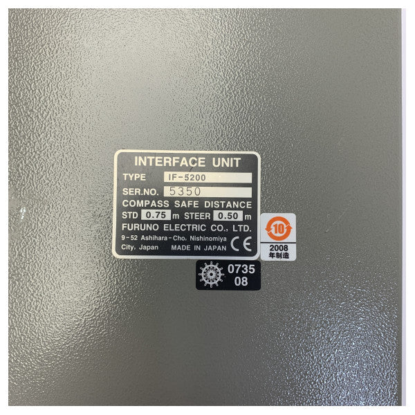 Furuno IF-5200 Interface Unit - Marine Grade Electronic System - Used