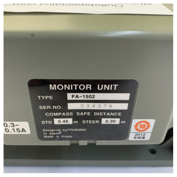 Furuno FA-1502 AIS prikazni monitor - rabljeno 