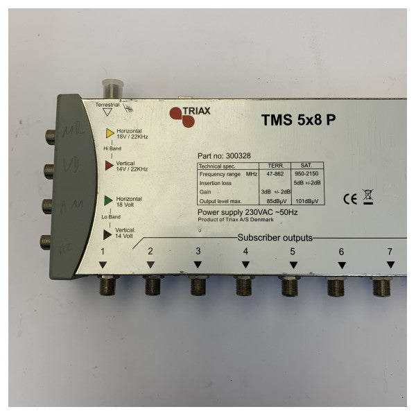 TMS-5X8P Satellite Multiswitch 5-Input 8-Output for Marine 