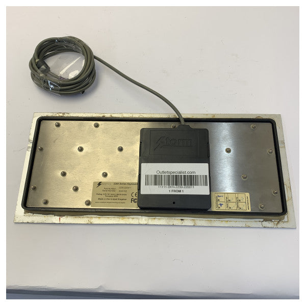 Marine tastatur i rustfritt stål Qwerty 2230-220011 for Beneteau brukt 
