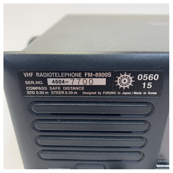 Radio VHF marino Furuno FM-8900S DSC Classe A GMDSS - Usato 
