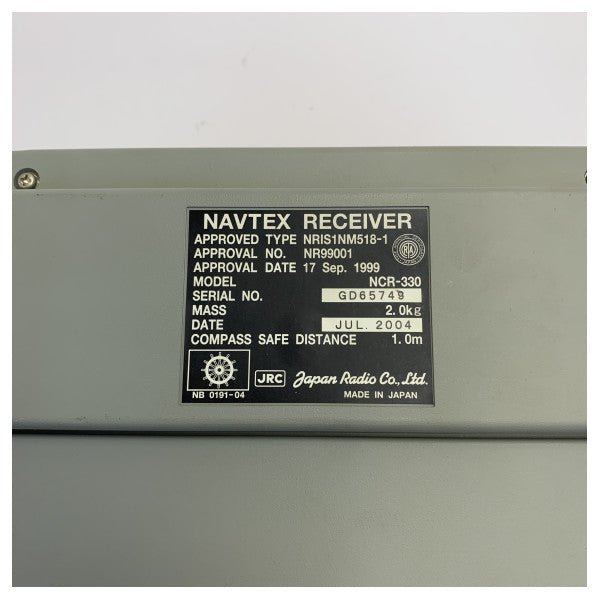 JRC NCR-330 Ricevitore Navtex Elettronica Marina - Usato 