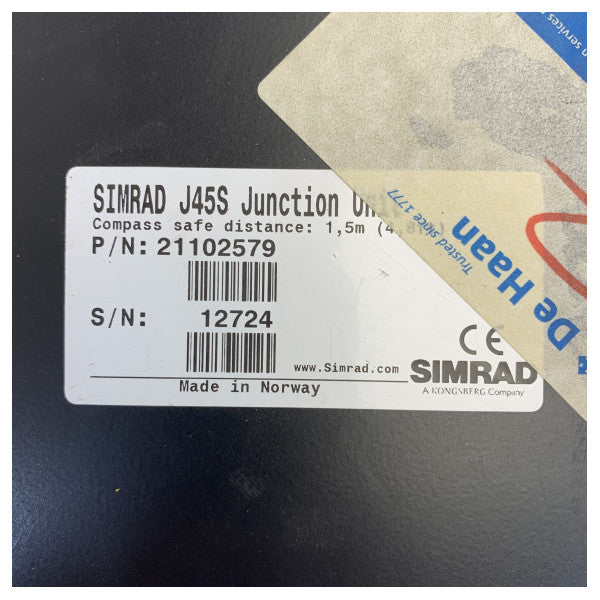 Simrad J45S Junction Box Marine Electronics - Used 