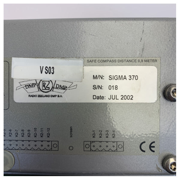 Radio Zeeland SIGMA-370 Marinekompass-Navigationsdisplay - Gebraucht 