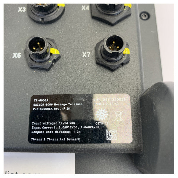 Sailor TT-6006A Message Terminal - Used